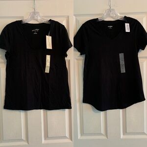 TWO NWT black t-shirts